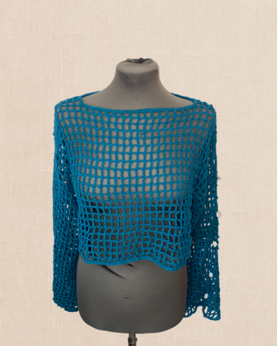 copricostume all'uncinetto fatto a mano